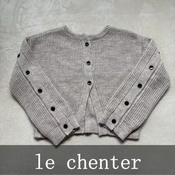 [ le chenter ] 긴팔 니트탑 그레이 사이즈 표기 38