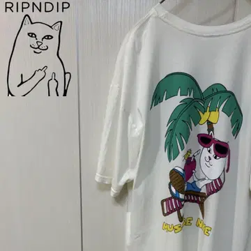 RIPNDIP 티셔츠 베이지