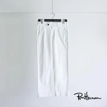 RonHerman 코튼 트윌 치노 트라우저 화이트 S