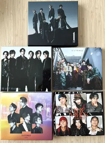 [중고품] SixTONES 앨범 CD + 싱글 CD 묶음 판매