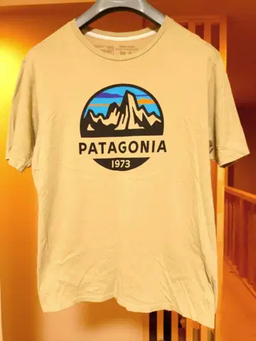 파타고니아 PATAGONIA 오가닉 코튼 티셔츠 S 사이즈 베이지