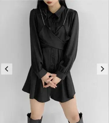 LVEU. Bustier design shirt one-piece