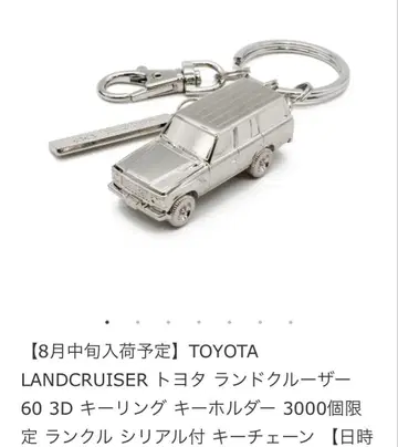 TOYOTA LANDCRUISER 60 3D key chain