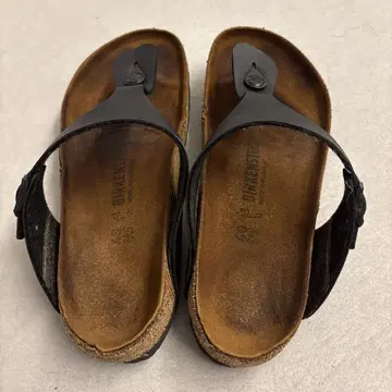 Birkenstock 블랙 플립플랍