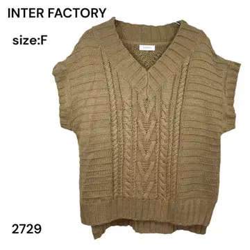 INTER FACTORY 인터 팩토리 니트 스웨터 FREE