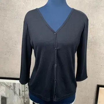 가디건 볼레로 L 블랙 무지 7부 소매 올 시즌 여성용