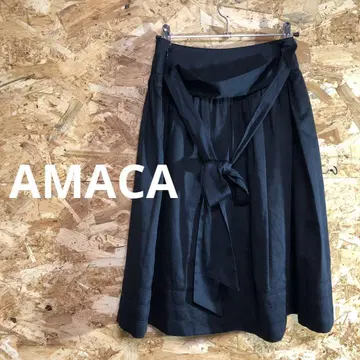 [ 5580번 ] AMACA 아마카 스커트 블랙