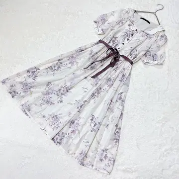 An another angelus 꽃무늬 롱 원피스