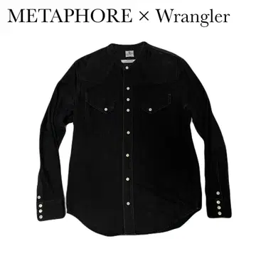 WRANGLER x METAPHORE x 뷰티&유스 밴드 카라 셔츠