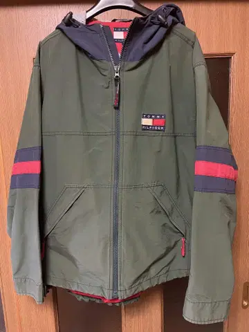 TOMMY HILFIGER 90년대 후드 나일론 자켓