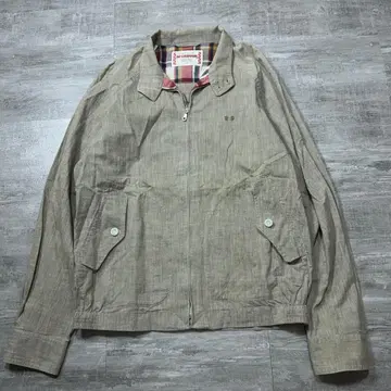 새상품급 McGREGOR 맥레거 린넨 혼방 블루종 스윙탑