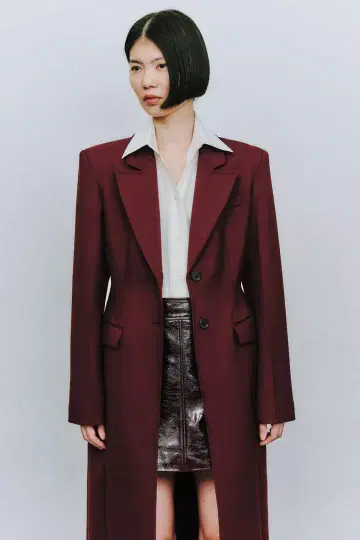 미사용 새상품 ZARA ZW 컬렉션 롱 기장 슬림핏 코트