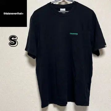 thisisneverthat 네바자 로고 티셔츠 S 블랙 반팔 여름