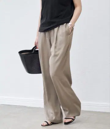 Spick & Span 새틴 이지 팬츠 38