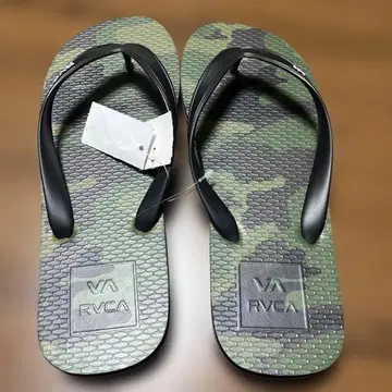 RVCA 루카 카모 패턴 비치 샌들 사이즈 8 26.0cm 남성용