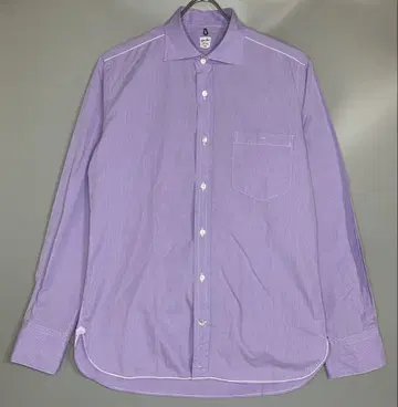 야콥 코엔 보라색 스트라이프 드레스 셔츠 사이즈 40