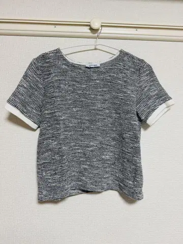 ZARA TRAFALUC 반팔 니트 티셔츠 M 사이즈