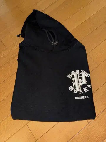 PHATRNK 블랙 후드티 L 사이즈