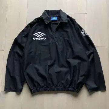 90s 파란 택 Umbro Vintage Drill Top 블랙