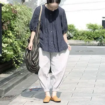 리제타 린넨 블라우스