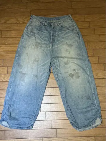 레어 refomed FRESH MAN DENIM WIDE PANTS
