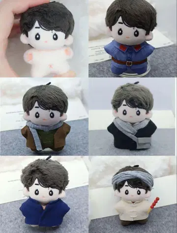 생일 세일 왕이보 7cm 봉제 인형+의류 5점 위뤄라이 0805 10