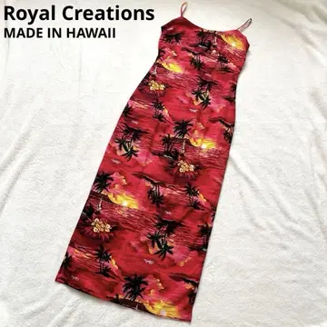 ROYAL CREATIONS 하와이 무무 원피스 드레스 선셋