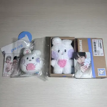 제로니 유니니 봉제 인형 트레이딩 카드 포함 묶음 판매