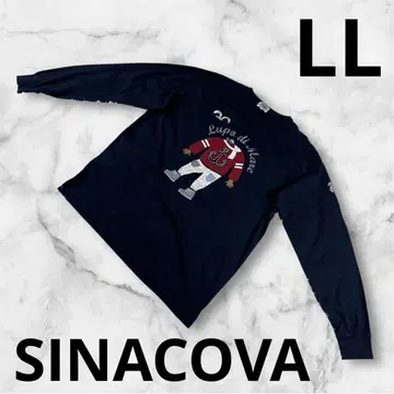 [ SINACOVA ] 시나코바 남성용 롱 긴팔 티셔츠 LL 네이비
