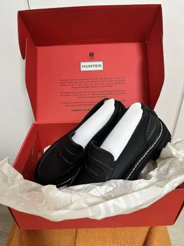 새상품 헌터 로퍼 HUNTER 레인 신발 22.5cm
