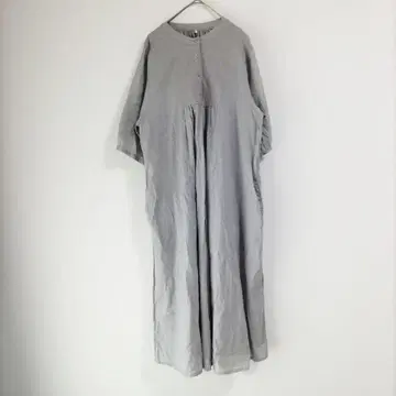 셔츠 원피스 반팔 롱 자수 면100% 포켓 있음 안감 없음