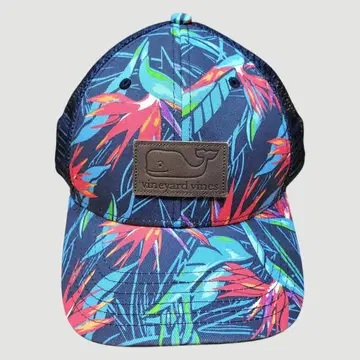 Vineyard Vines 빈야드바인즈 트로피컬 패턴 메쉬 캡