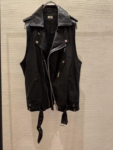 00s archive L.G.B. leather RIDERS vest