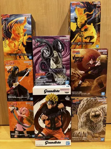 최신 NARUTO 프라이즈 피규어 8개 묶음 판매
