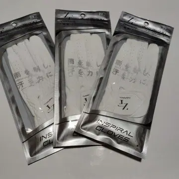 제로핏 인스파이럴 골프 그로브 화이트 22cm 3매