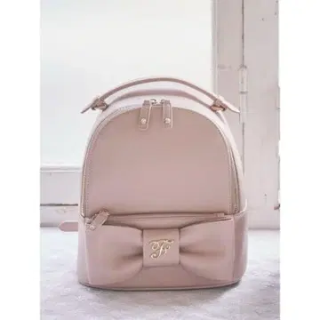 [ Maison de FLEUR ] F 리본 백팩 핑크