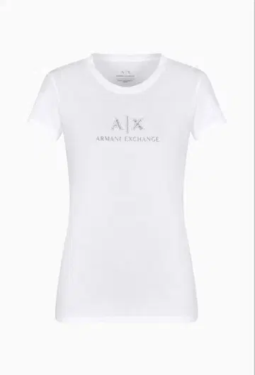 Armani Exchange 화이트 티셔츠