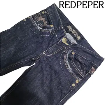 redpeper 레드페퍼 데님 청바지 y2k 다크 네이비