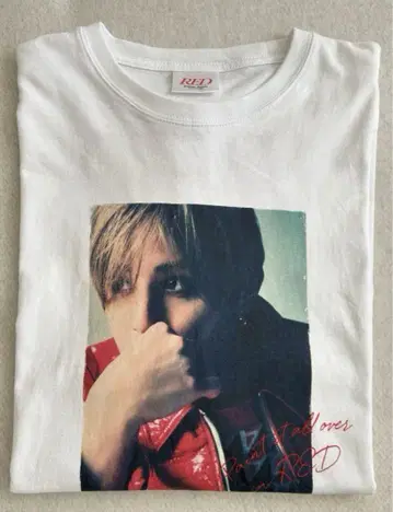미사용품 야마다 료스케 사이즈 T셔츠 Ryosuke Yamada RED