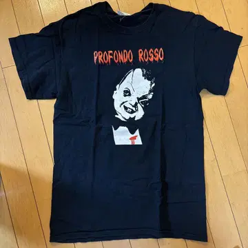 서스페리아 2 PROFONDO ROSSO 티셔츠 S 사이즈 블랙