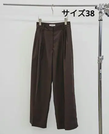todayful Lightweight Tuck Trousers 38