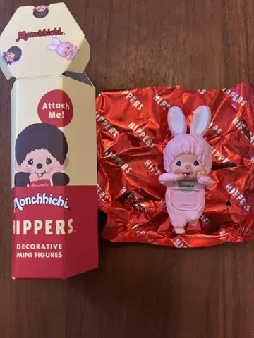 HIPPERS Monchhichi 치무탄 핑크