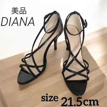 DIANA 다이애나 뮬 펌프스 21.5 블랙 레이스 결혼식