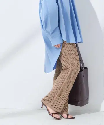 [ Uhr/우어 ] Mesh Knit Pants
