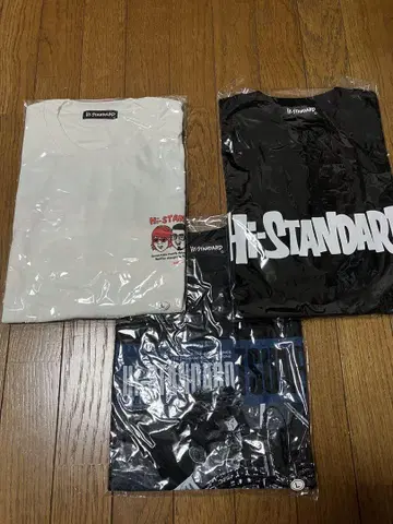 Hi-STANDARD 티셔츠 3매 세트 L 사이즈