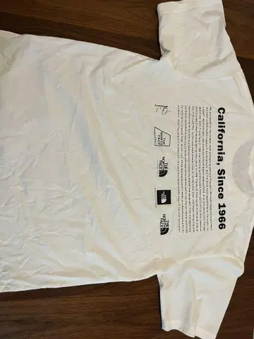THE NORTH FACE 티셔츠 XL 화이트