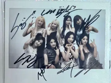 fromis_9 사인 폴라로이드