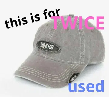 TWICE this is for 투어 굿즈 캡 used