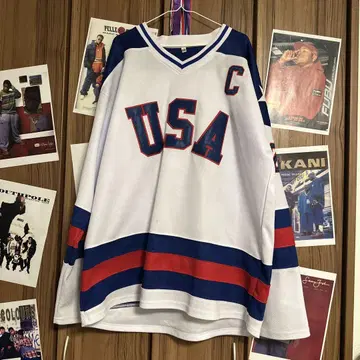 USA 아이스하키 게임 셔츠