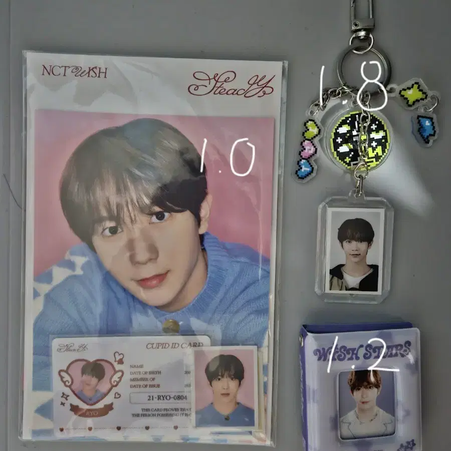 NCT WISH リョウ IDカード+シュシュ NCT ZONE ポップアップ NCT | 엔시티 Nct Wish Ryo Photo Set Season's Greetings